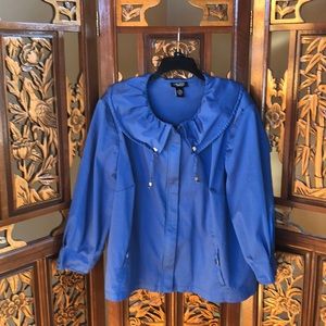Liz & Me Blue Puffy Color Jacket Size 16-18W